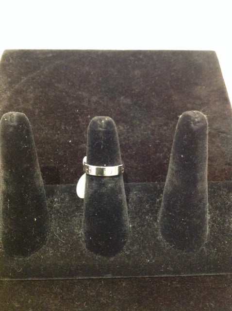 Cartier Style Silver Ring