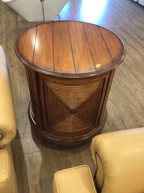 Tommy Bahama Round One Door End Table