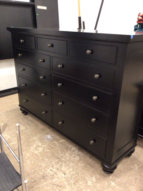 AS-IS RH Black Dresser(Scratches/Ring Mark)