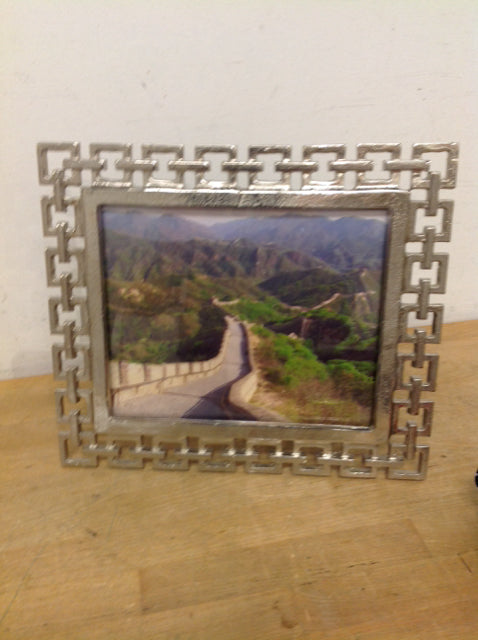 Photo Frame- 7" X 9" Silver Metal