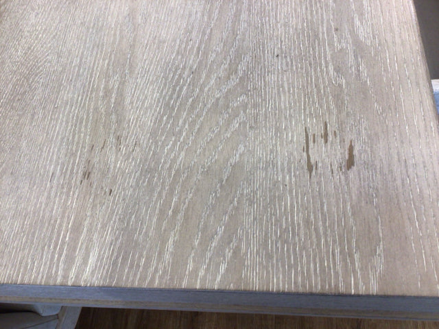AS-IS 84" X 42" X 29.50" Hooker Furniture Cascade Rectangle Dining Table W/1 Lea