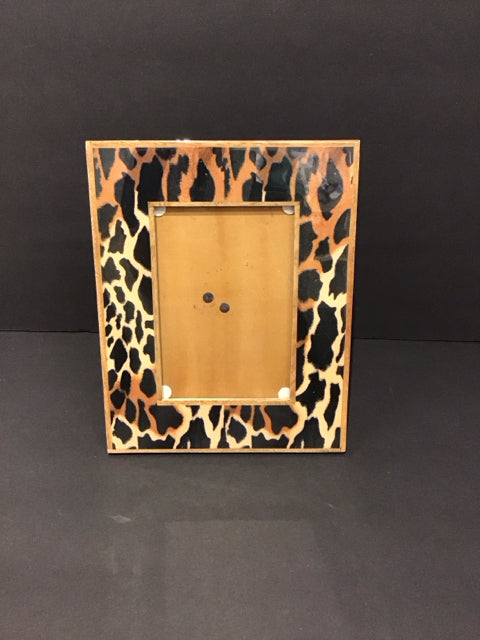 4x6 Giraffe Print Wood Picture Frame