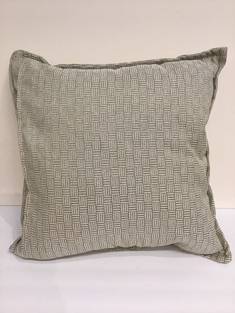 Tan Geometric Pillow