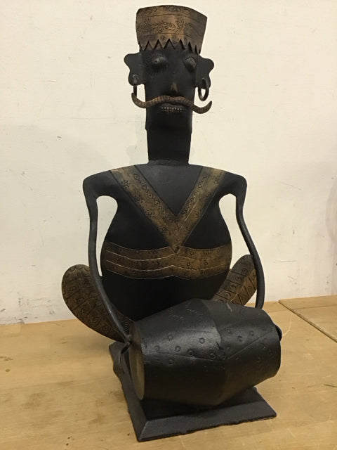 14.5" Metal Trbal Man Door Stopper