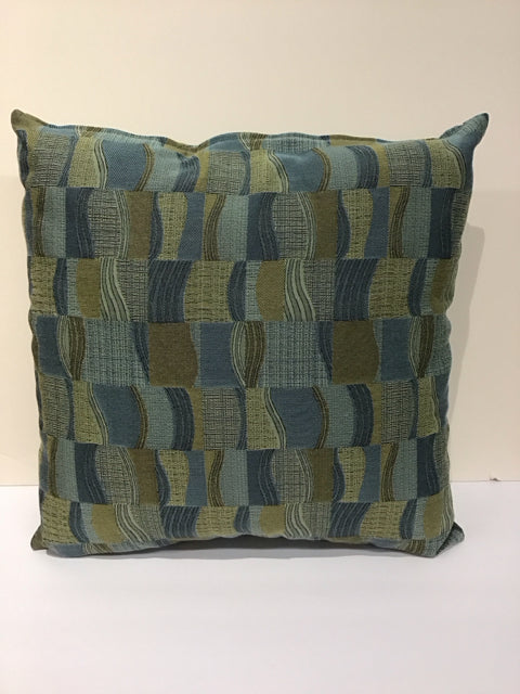 Green/Gold Blue Pillow