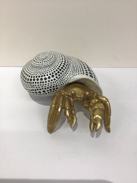 Gold Crab w/Black Spotted Shell