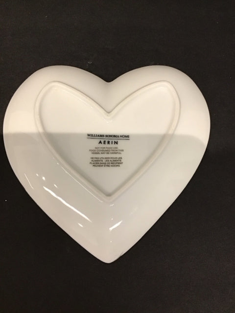Williams Sonoma Aerin Gold Heart Dish