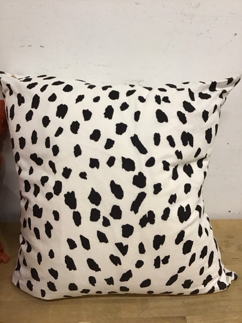 22" Dalmation Print Pillow Down Filled