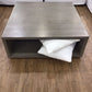 AS-IS 42" Square City Furniture Grey Wood Coffee Table
