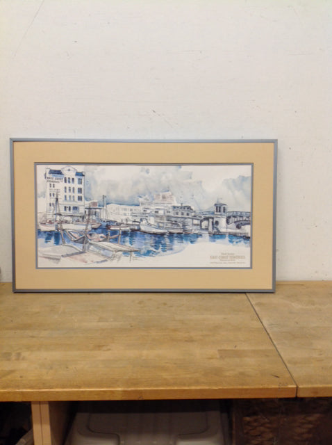 20.5x35.5 "East Coast Fisheries" Print on Paper