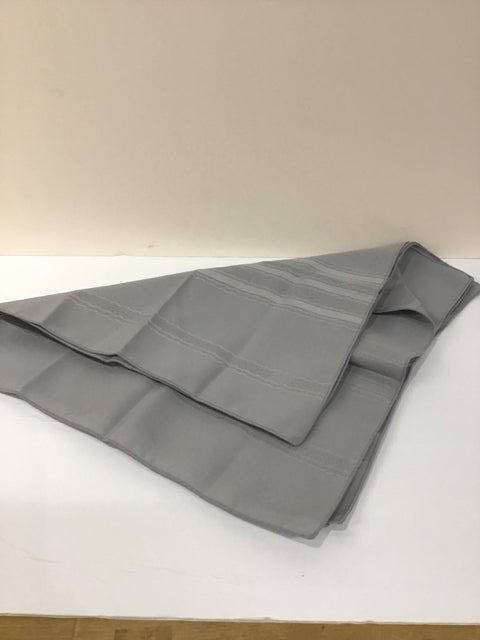 Set/8 Light Grey Dinner Napkins