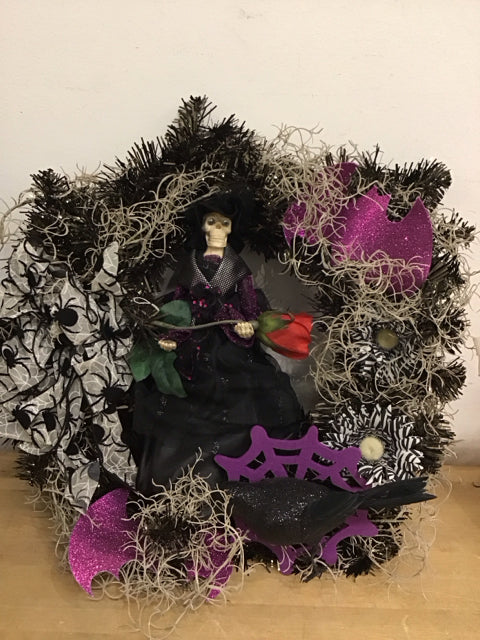 Halloween Witch Wreath