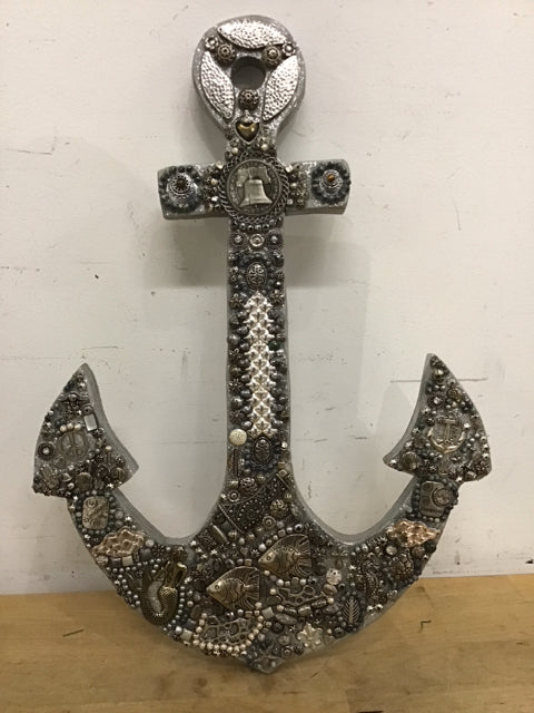 17"x13" Sea Forward" Anchor By Susan David