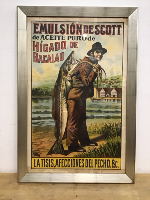 46"x32" Emulsion De Scott Poster Art