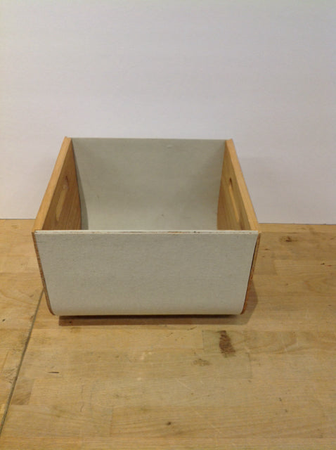 11x10 Fabric & Wood Basket