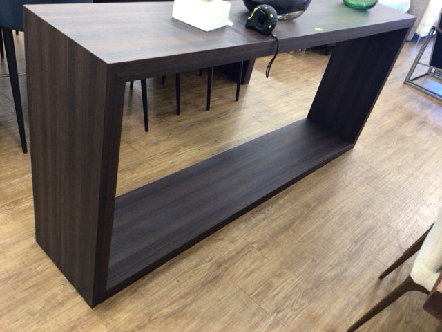 15" X 80" Black Custom Console Table