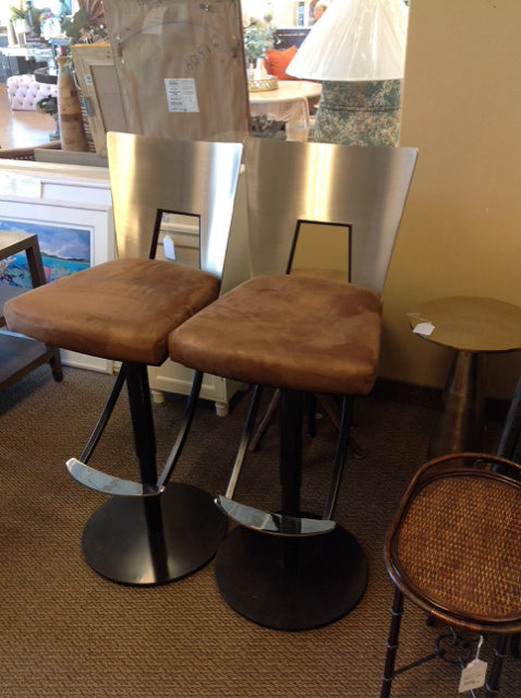 Scan Design Set of 2 Bar Stools