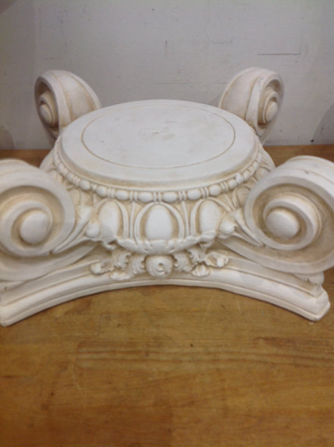 16" Aged Plaster Pedastal