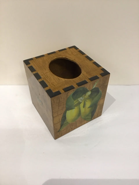 Annie Modica Tissue Box "Banana Flowers"