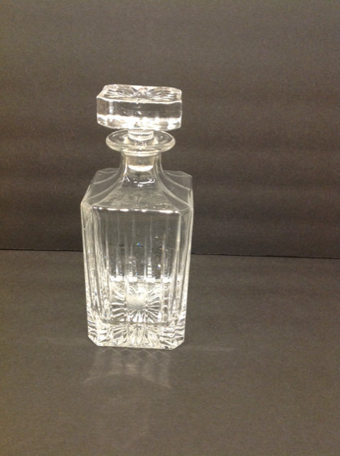 9" Cut Crystal Decanter