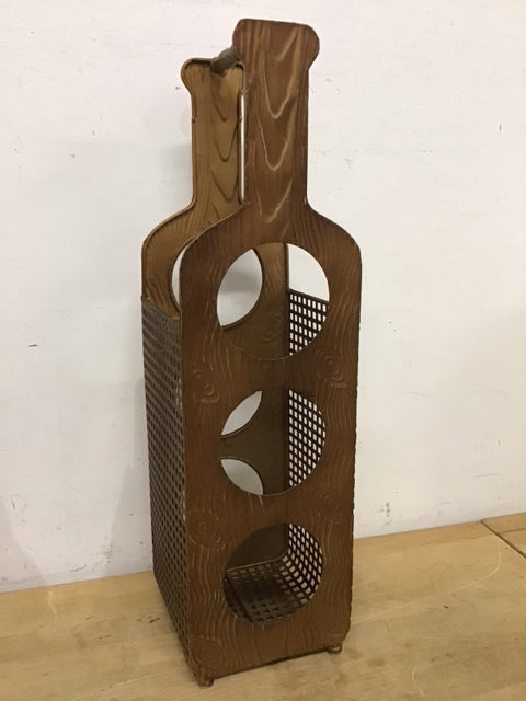 22.5" Metal Wine Rack