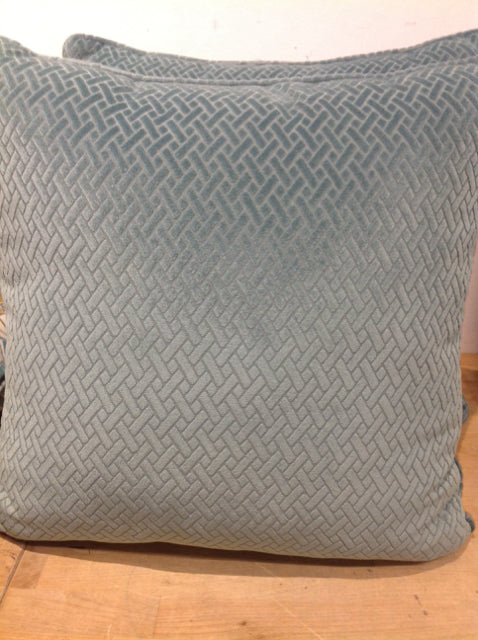 Pillow- 18" Teal Quilted