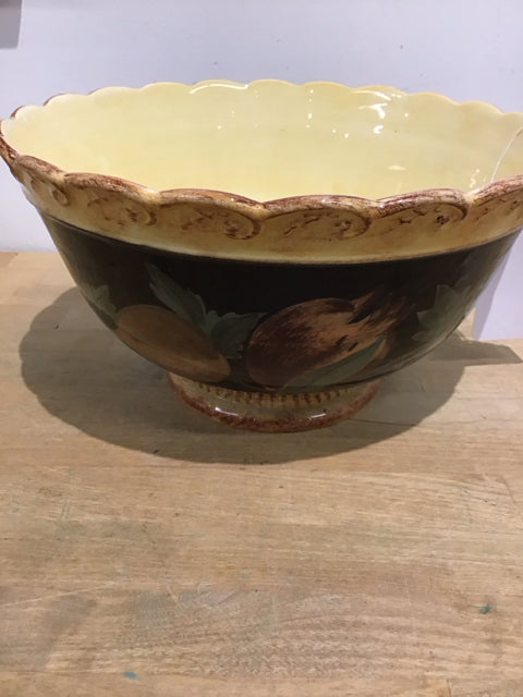 12" Raymond Waites "Pompeii" Ceramic Bowl