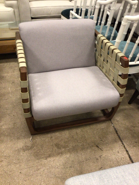 Riva 1920 Bungalow Leather & Wood Armchair
