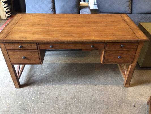 63" X 30" X 30" Ethan Allen Kenzie Wood Desk