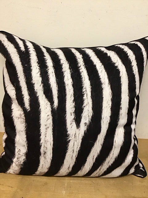 20" Zebra Print Pillow