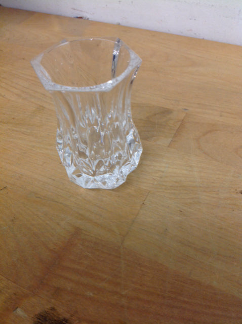 3" Cut Crystal Bud Vase