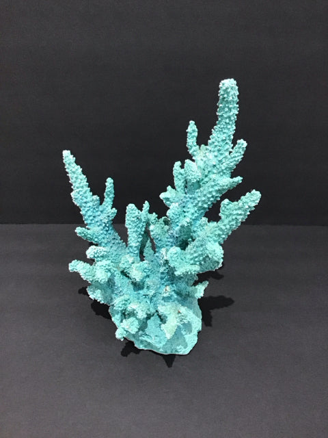 10" Green Faux Coral