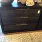 AS-IS 42" X 32" X 18" City Furniture Madden Dark Tone 3-drawer Nightstand
