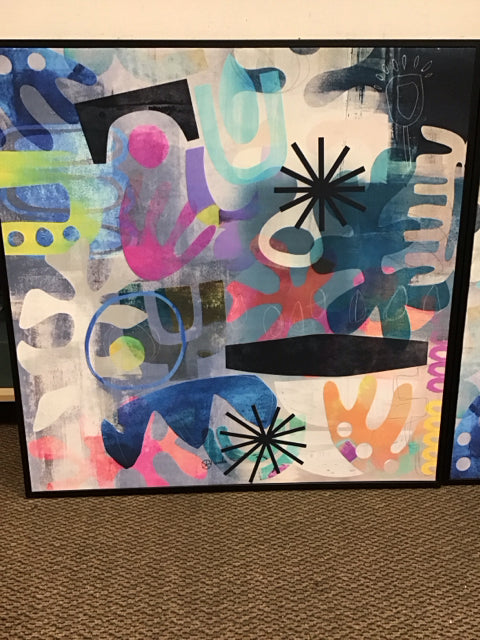 36" Sq. Abstract Art Print
