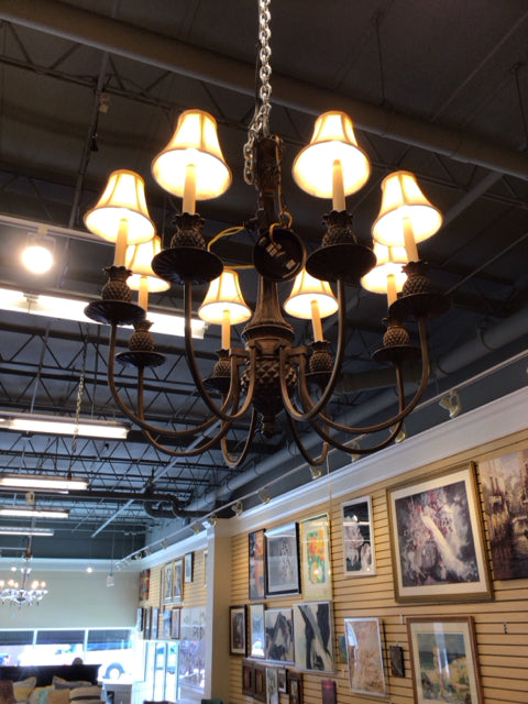 8 Candllelight Pineapple Chandelier