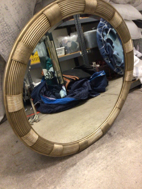 42.5" X 1.75" X 42.5" Lexington By Laurel Canyon Beveled Round Mirror