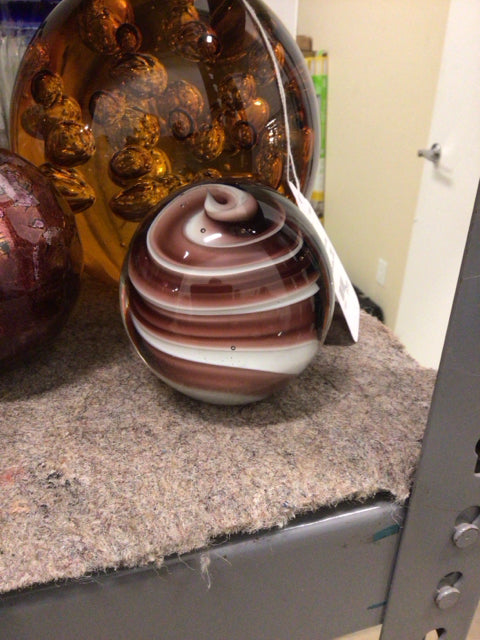 Swirl Art Glass Paperweight