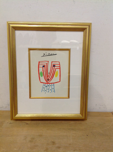 13x17 Framed "The Lady" Litho Signed in Plate