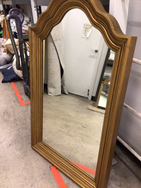 31x57 Gold Arch Top Mirror