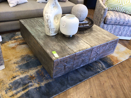 44"W x 44"D x 14.75"H Z Gallerie Timber Coffee Table