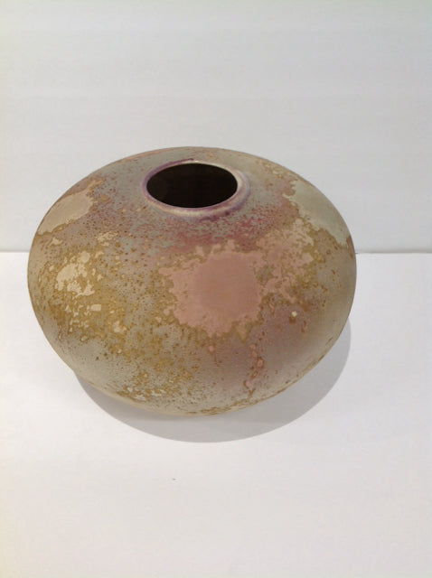 8" Tony Raku Pottery Vase