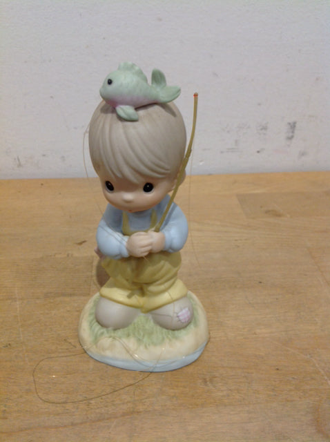 Precious Moments "Caught Up Fishing"