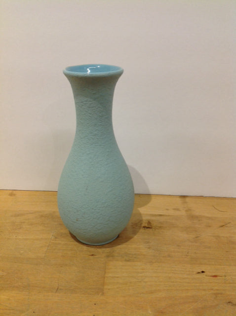 7" Blue Ceramic Bud Vase