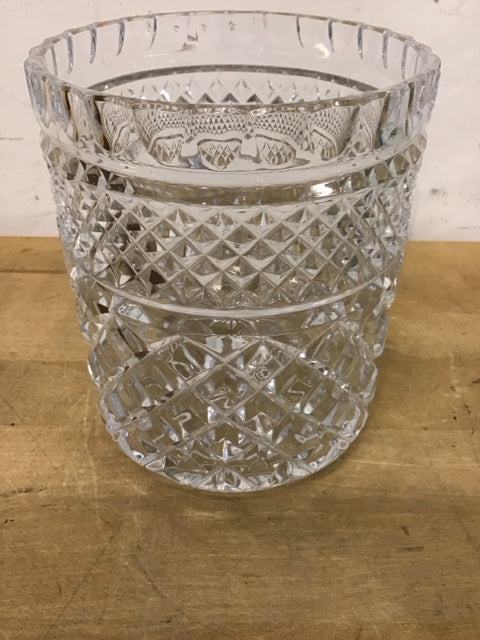 6" Cut Glass Vase