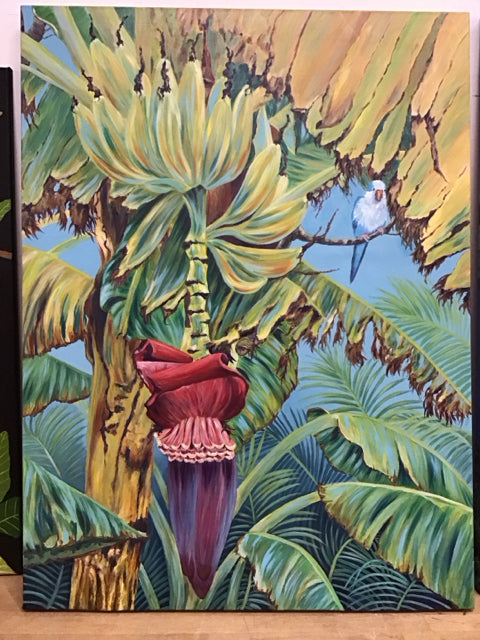 30"x40" Little Blue Quaker By Danielle Perry