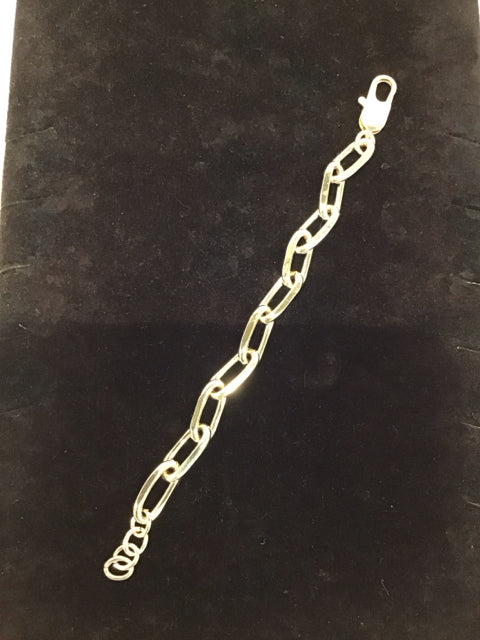 Men's Large Gold Link Bracelet