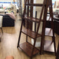 AS-IS Ethan Allen Mid Century Wood Ladder Shelving(Ring Mark/Missing Screw)