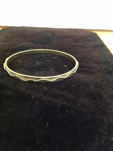 Gold Bangle Bracelet