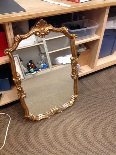 35x24 Gold Framed Mirror