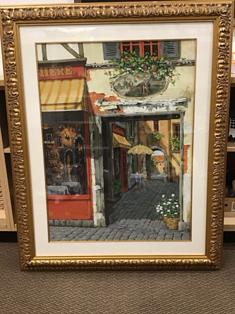 39x47 Framed "La Feniere" By Victor Shvaiko